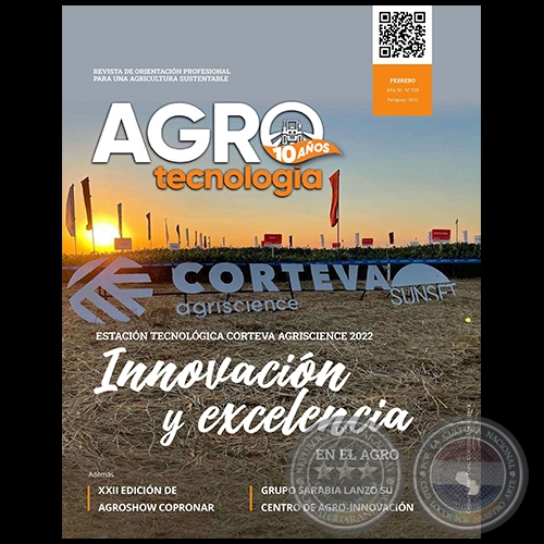 AGROTECNOLOGÍA – REVISTA DIGITAL - FEBRERO - AÑO 10 - NÚMERO 129 - AÑO 2022 - PARAGUAY